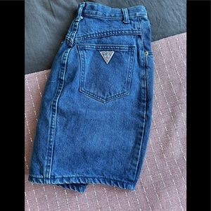 Guess jeans vintage jean skirt